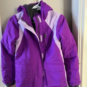 Land's End Winter Ski Jacket / Coat Girls size M 10-12